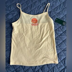 Wild Fable NWT “Unhinged for Burgers” Graphic Tank